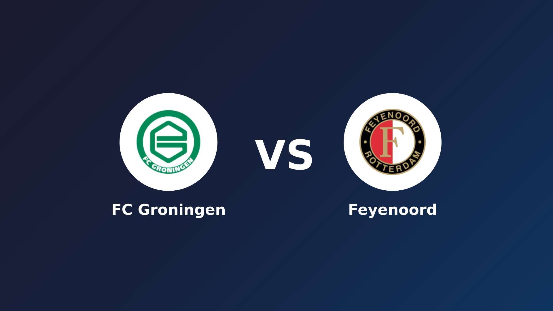 FC Groningen vs Feyenoord