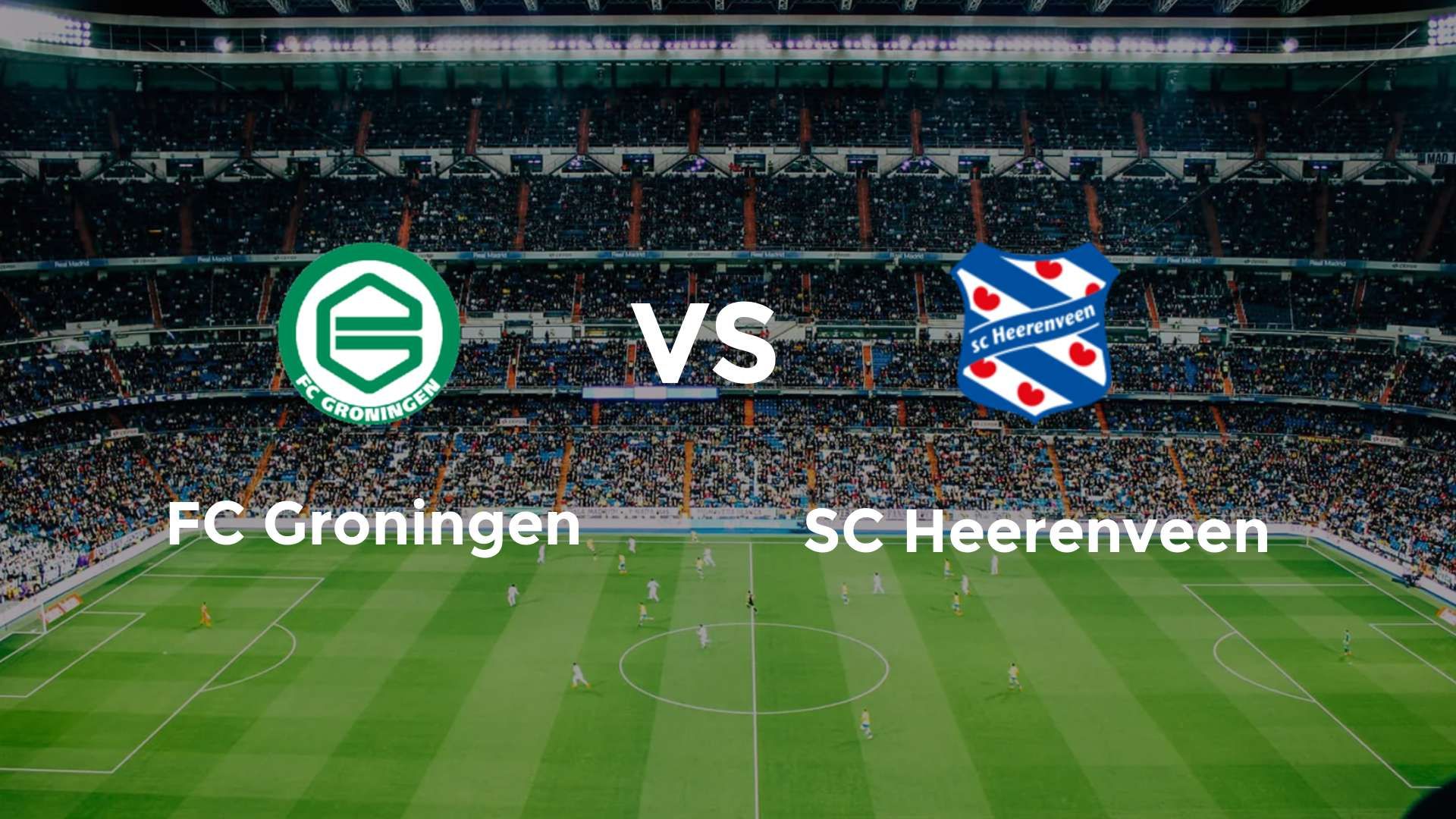 FC Groningen vs SC Heerenveen