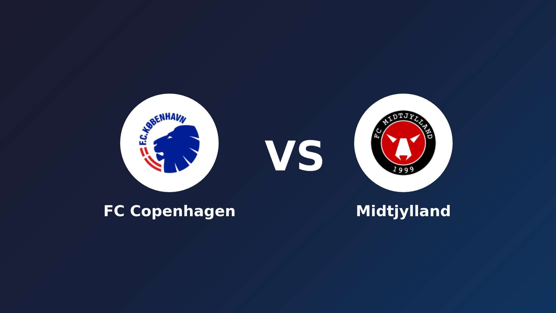 FC København vs FC Midtjylland