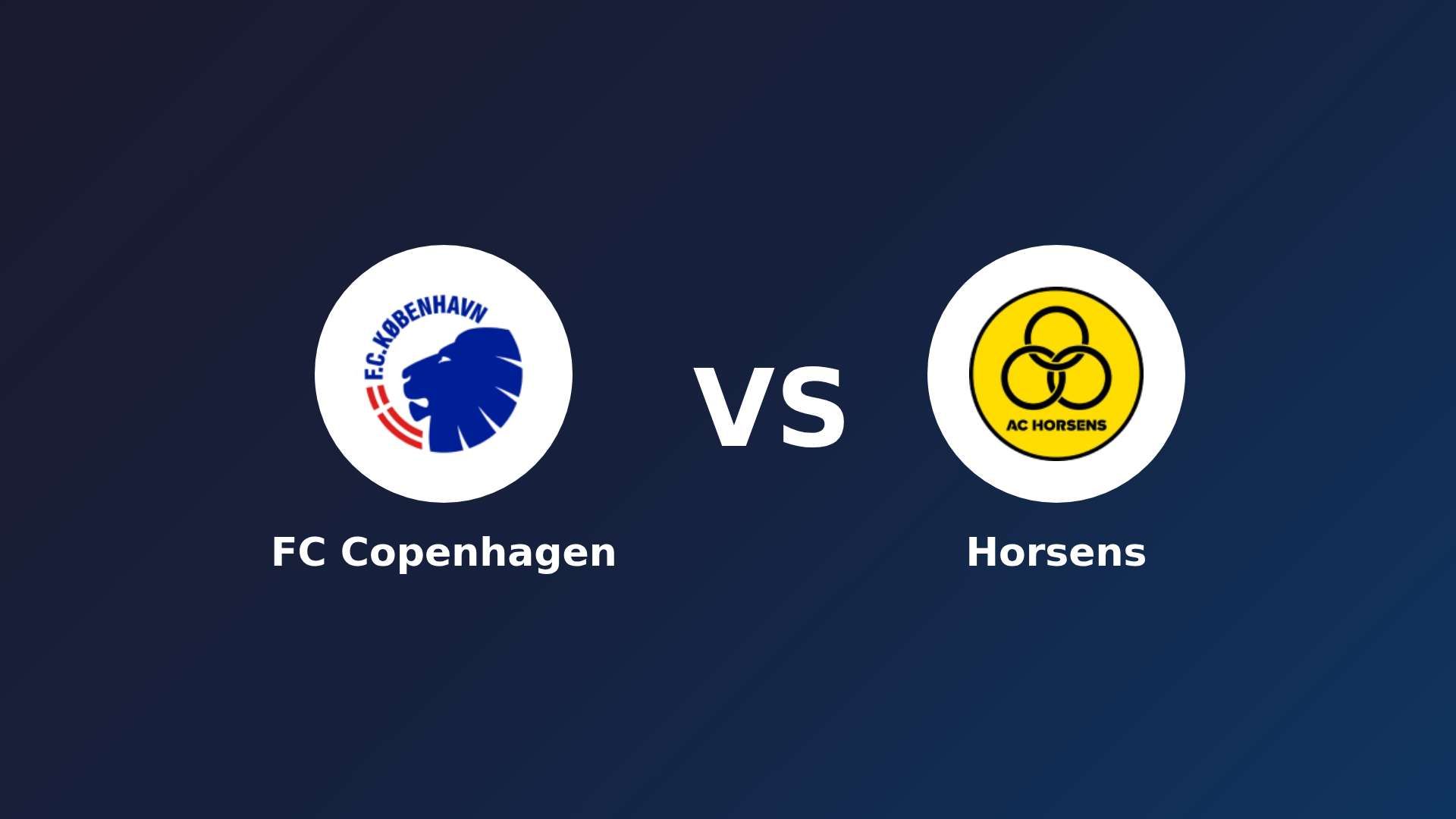 FC København vs Horsens