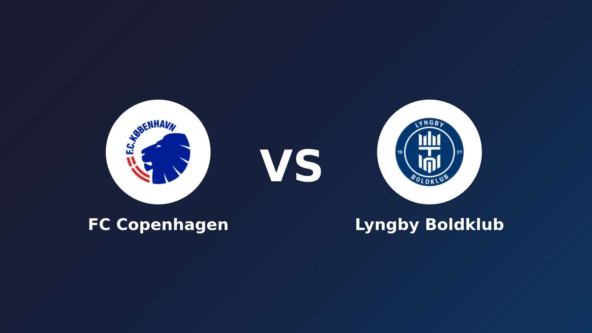 FC København vs Lyngby Boldklub
