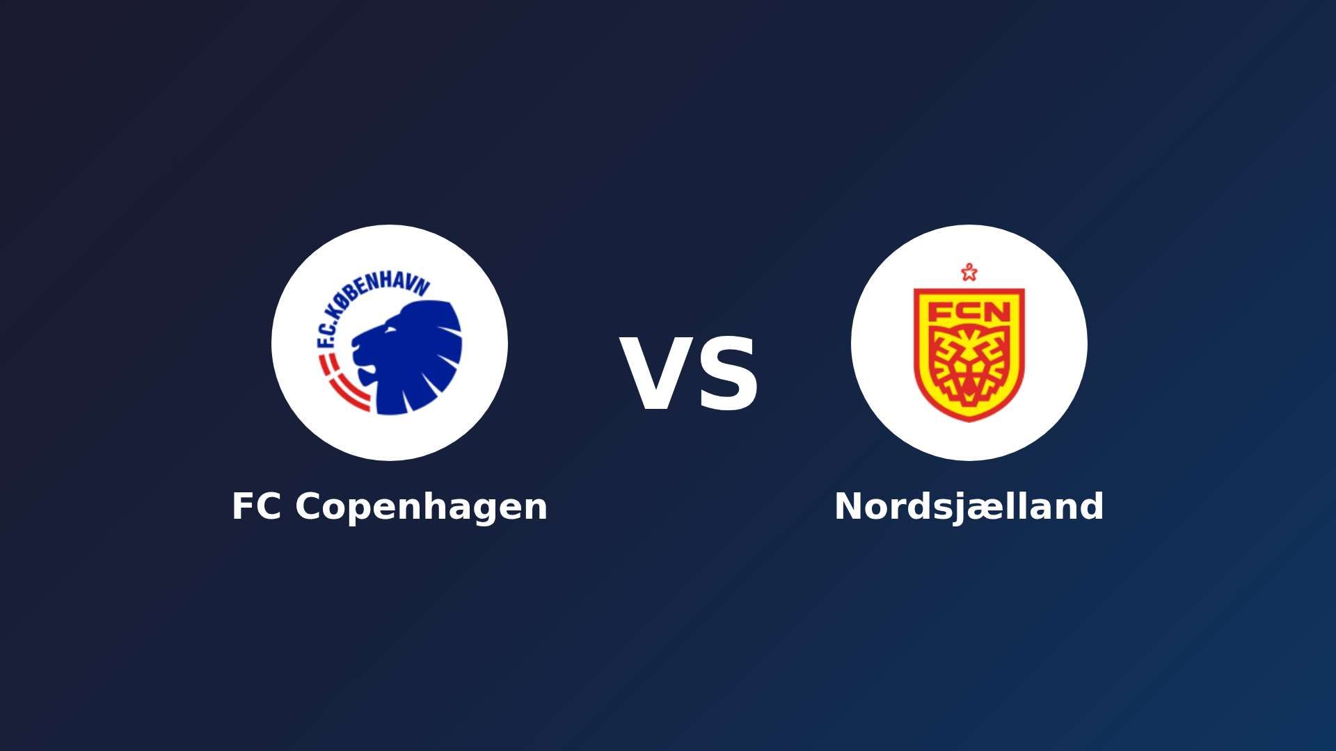 FC København vs Nordsjælland