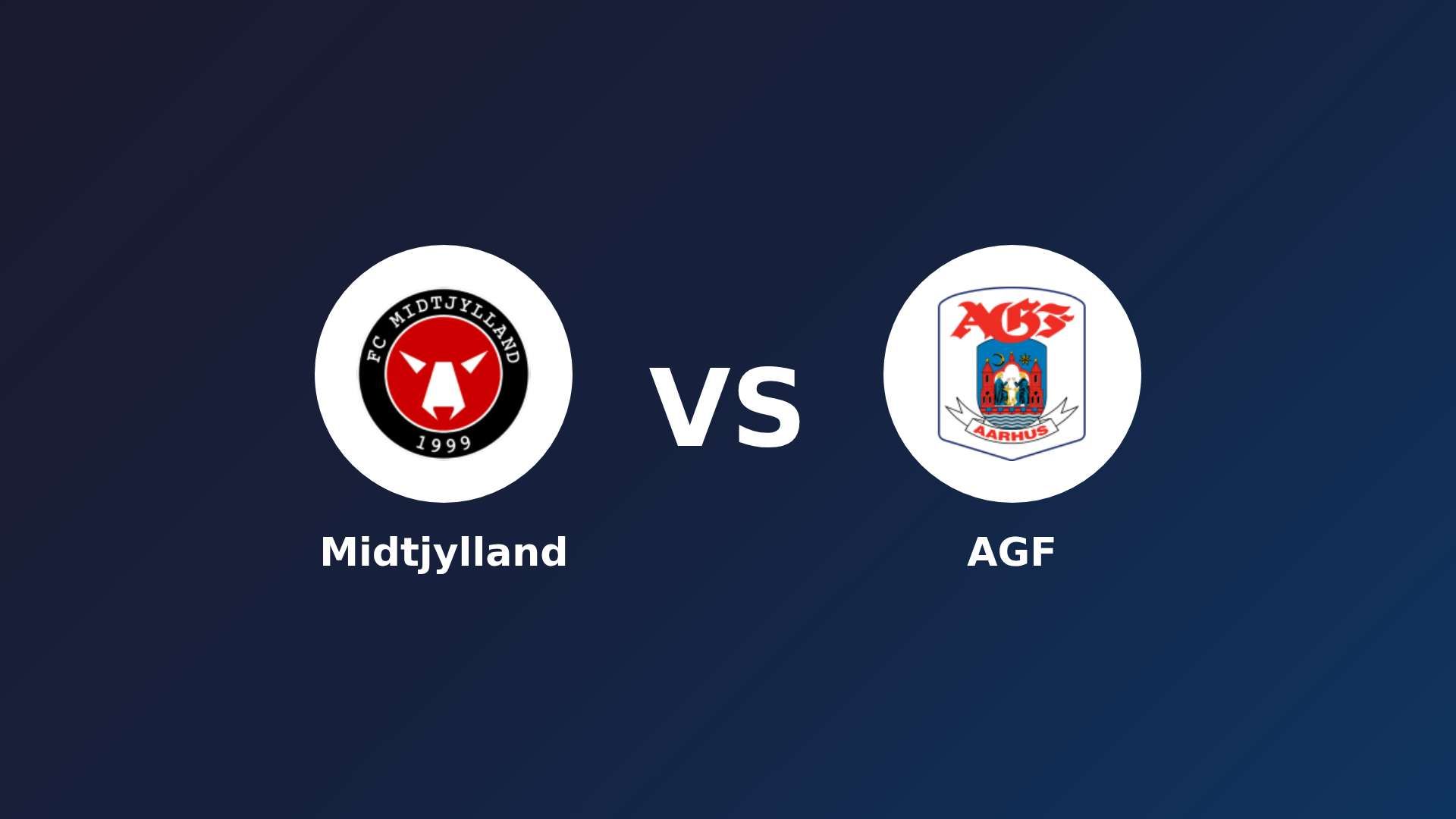 FC Midtjylland vs AGF