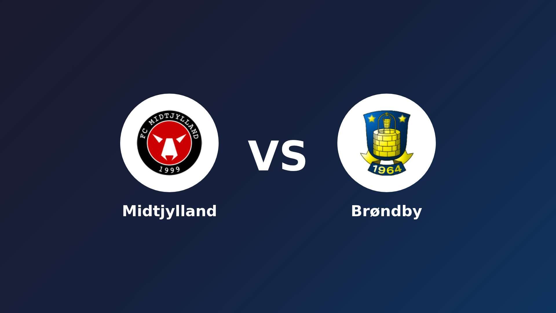 FC Midtjylland vs Brøndby IF