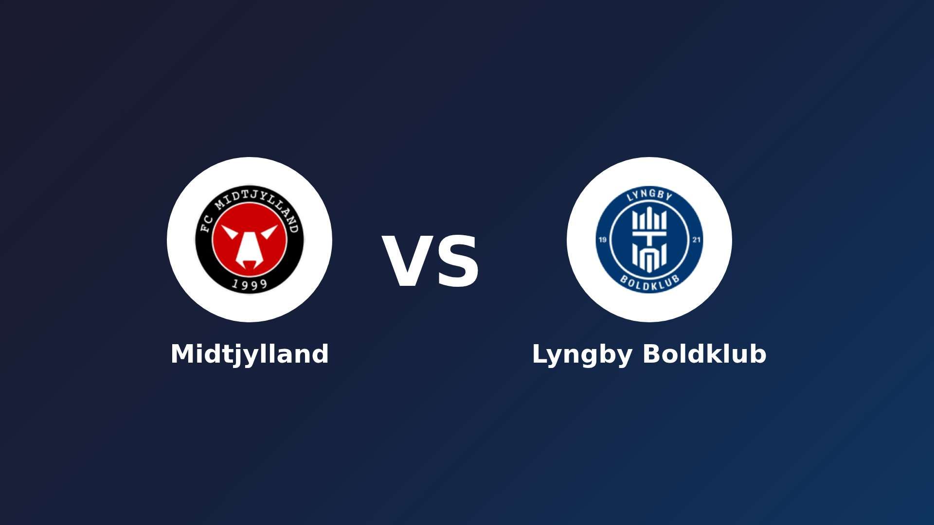 FC Midtjylland vs Lyngby Boldklub