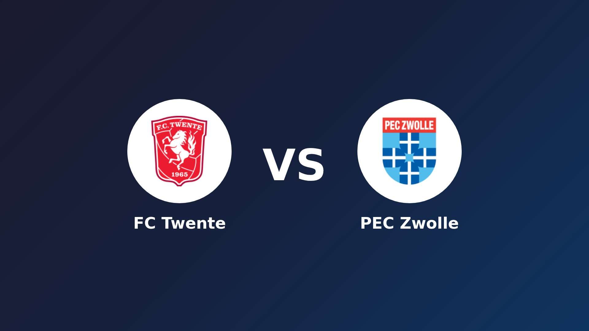 FC Twente vs PEC Zwolle