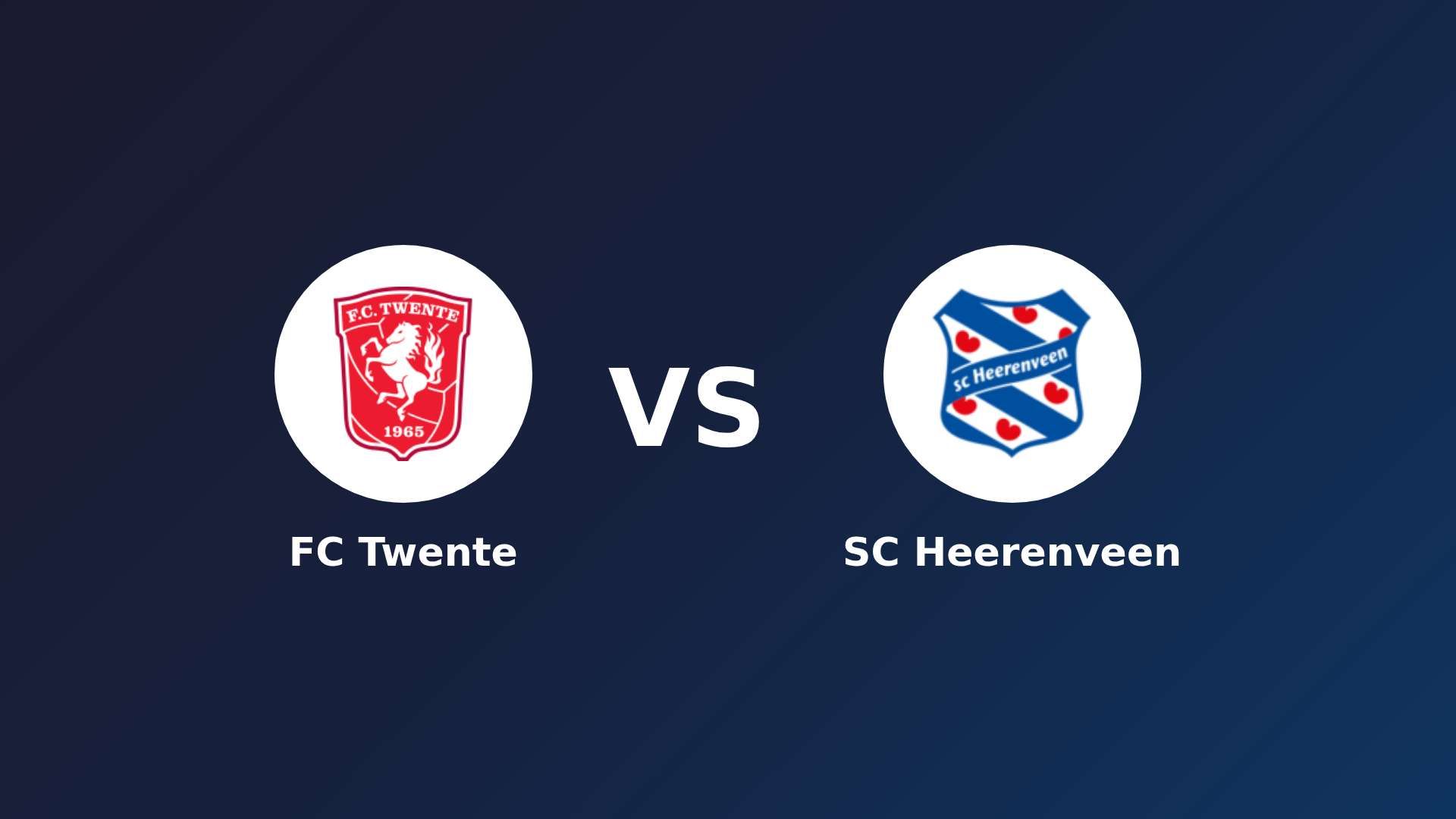 FC Twente vs SC Heerenveen