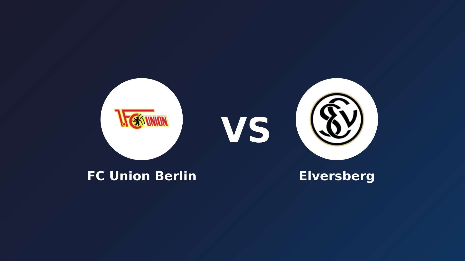 FC Union Berlin vs Elversberg