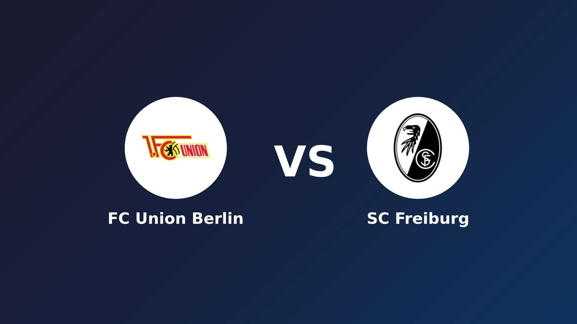 FC Union Berlin vs SC Freiburg