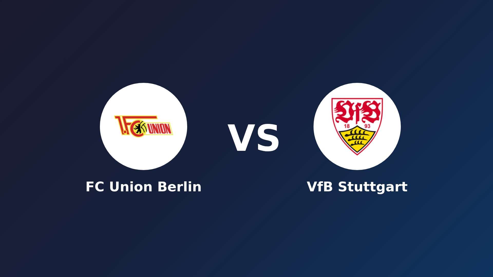 FC Union Berlin vs VfB Stuttgart