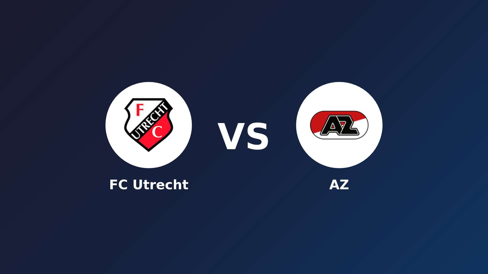 FC Utrecht vs AZ