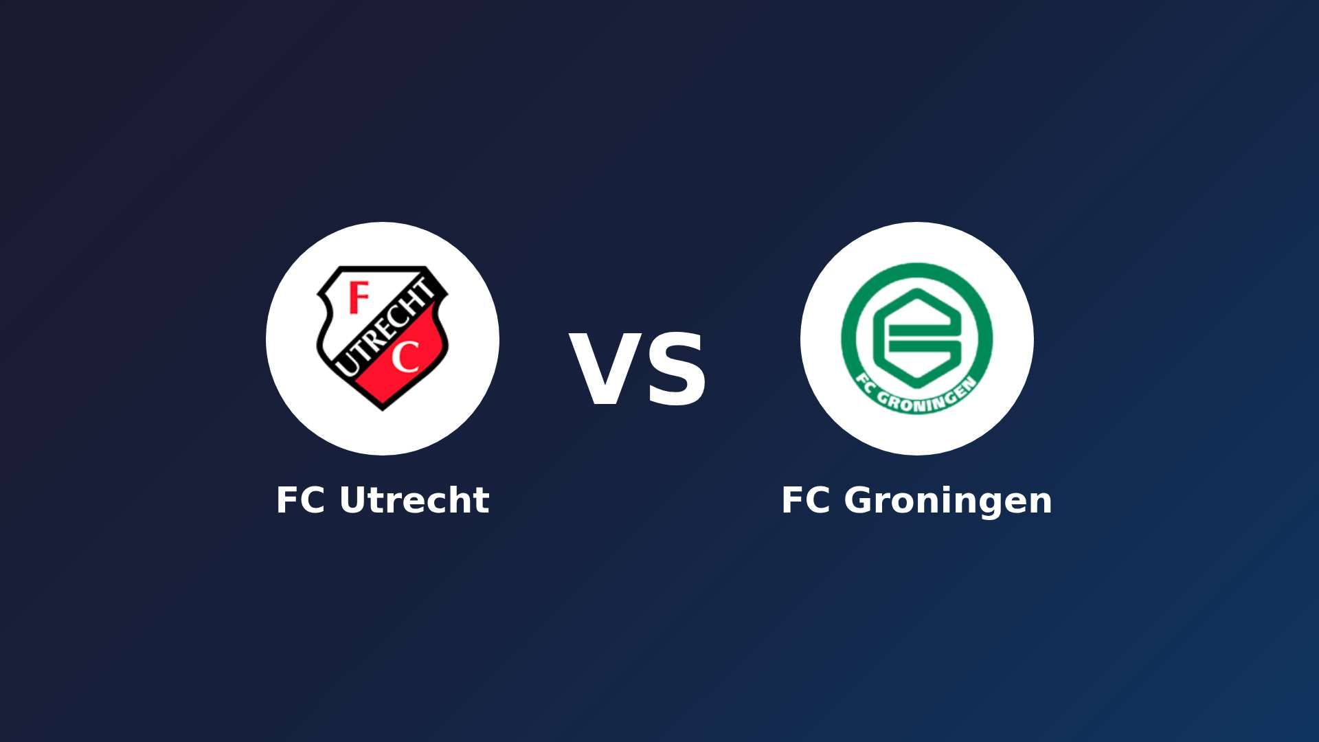 FC Utrecht vs FC Groningen