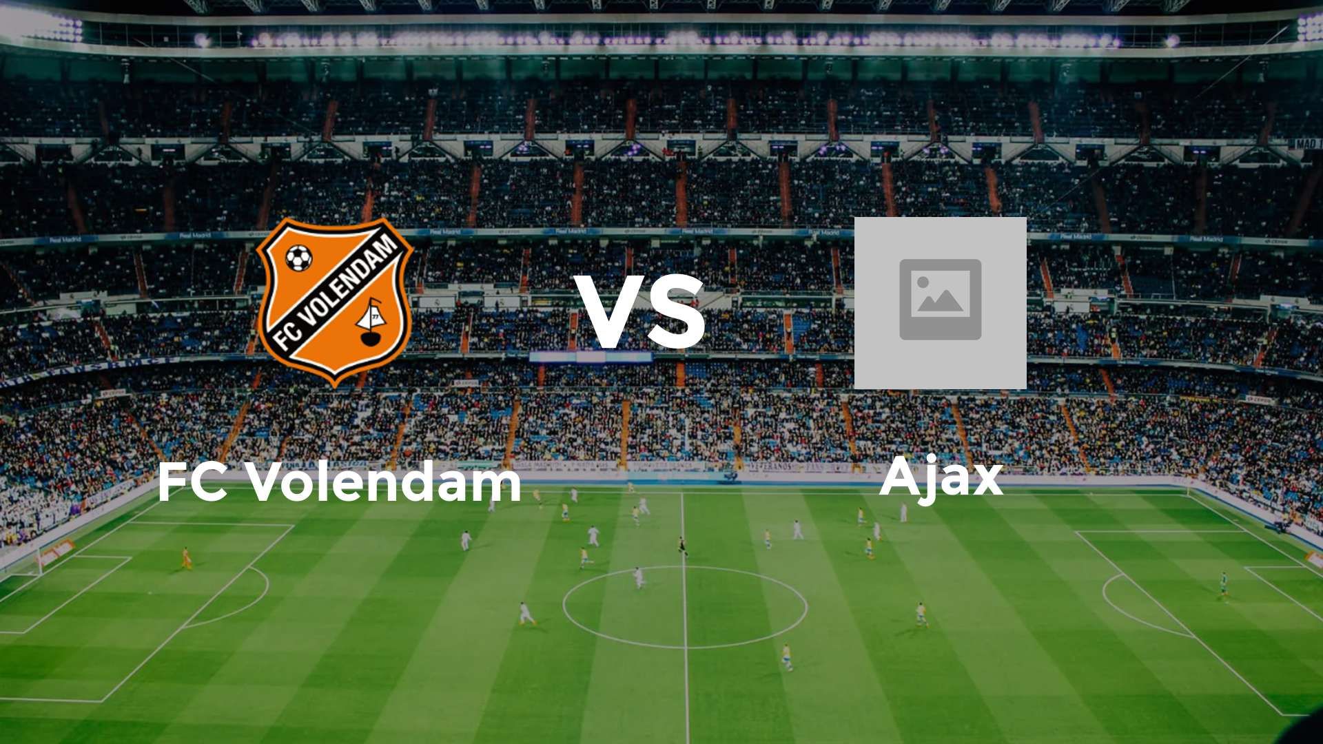 FC Volendam vs Ajax