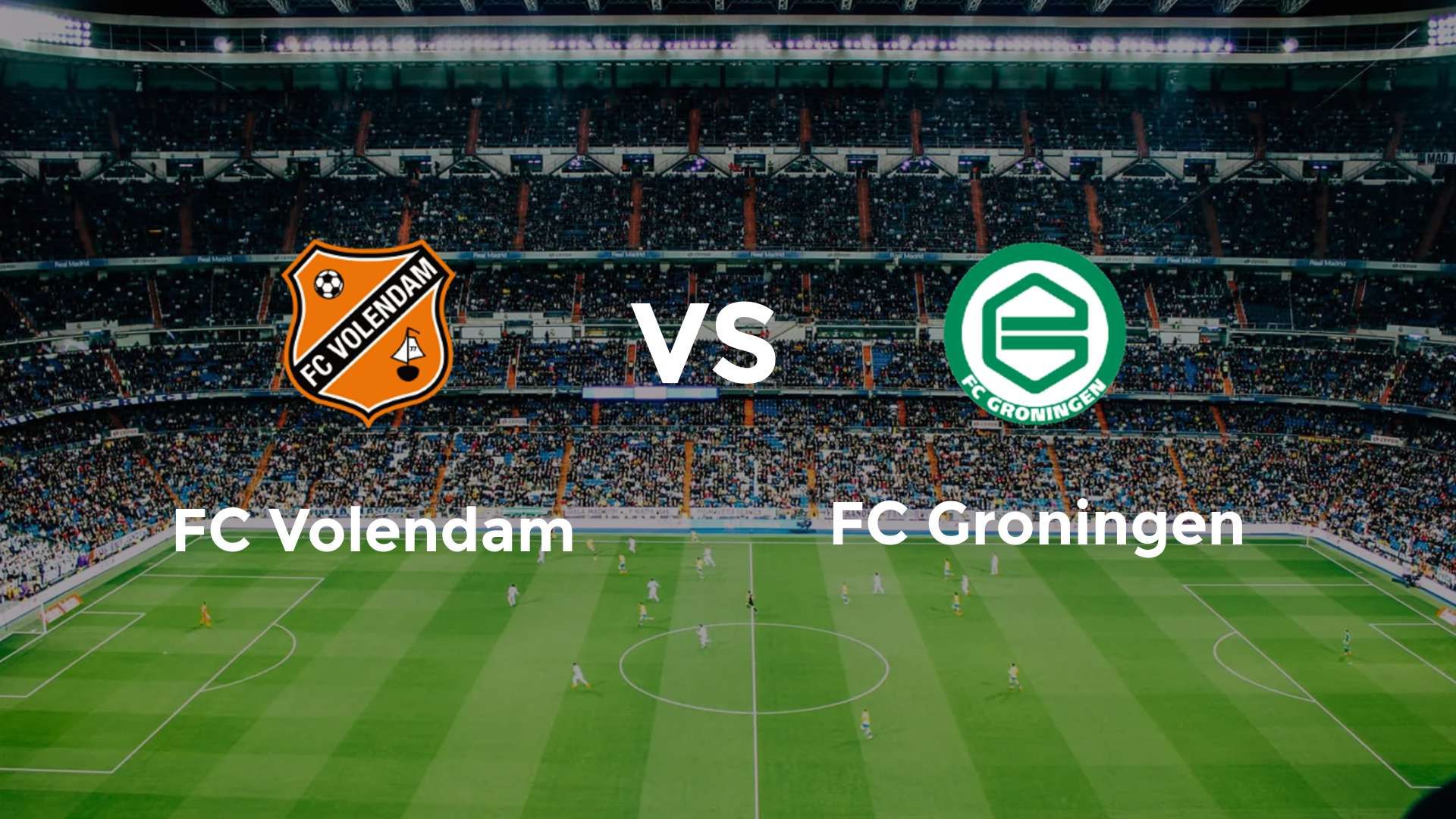 FC Volendam vs FC Groningen