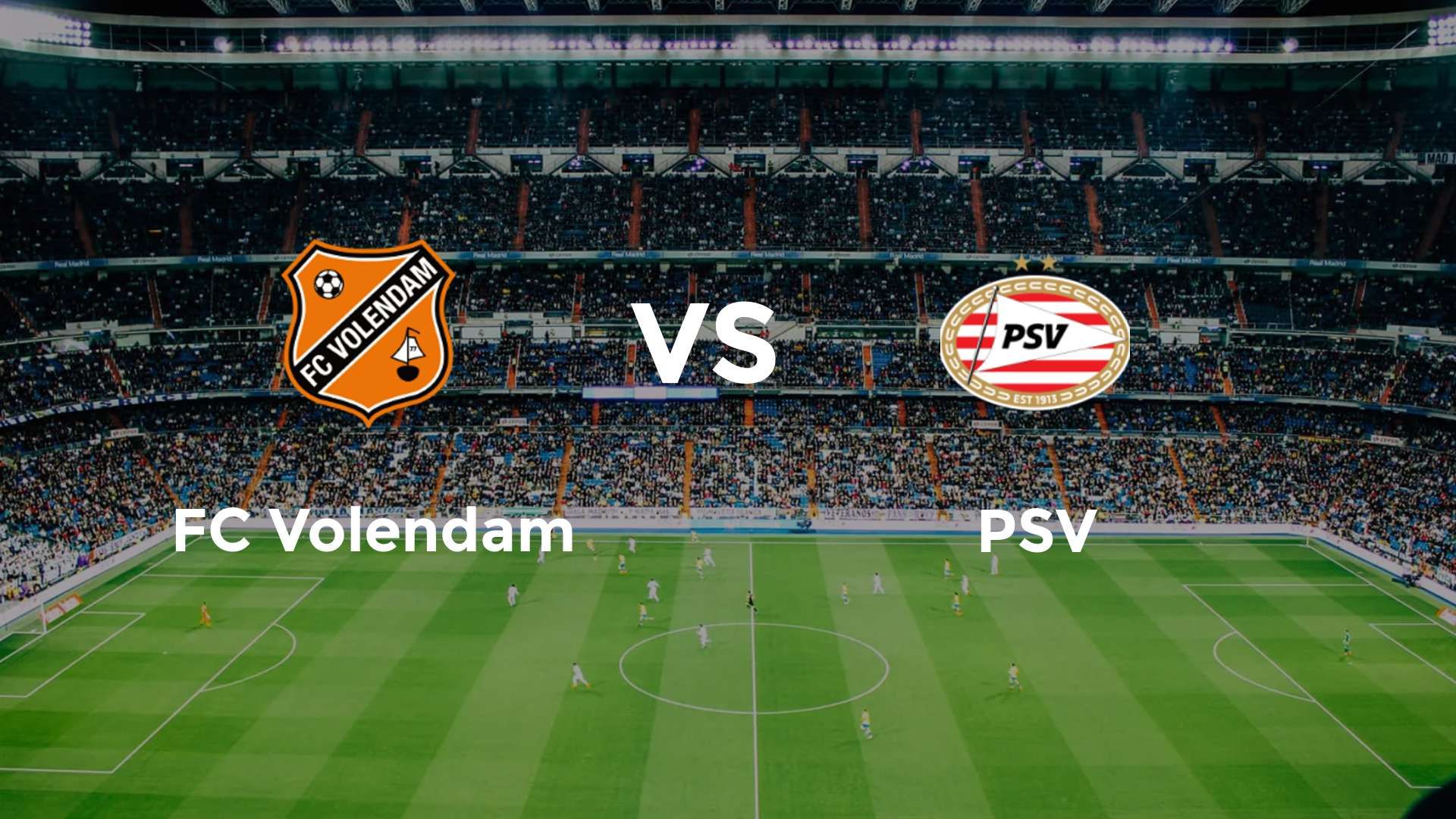FC Volendam vs PSV