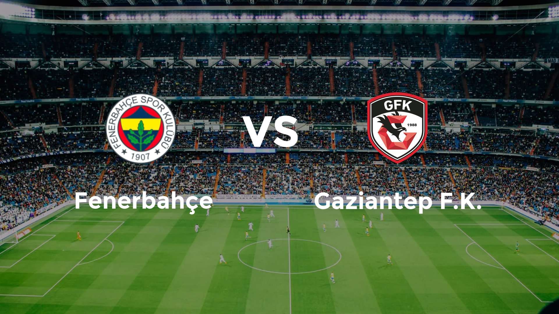 Fenerbahçe vs Gaziantep F.K.