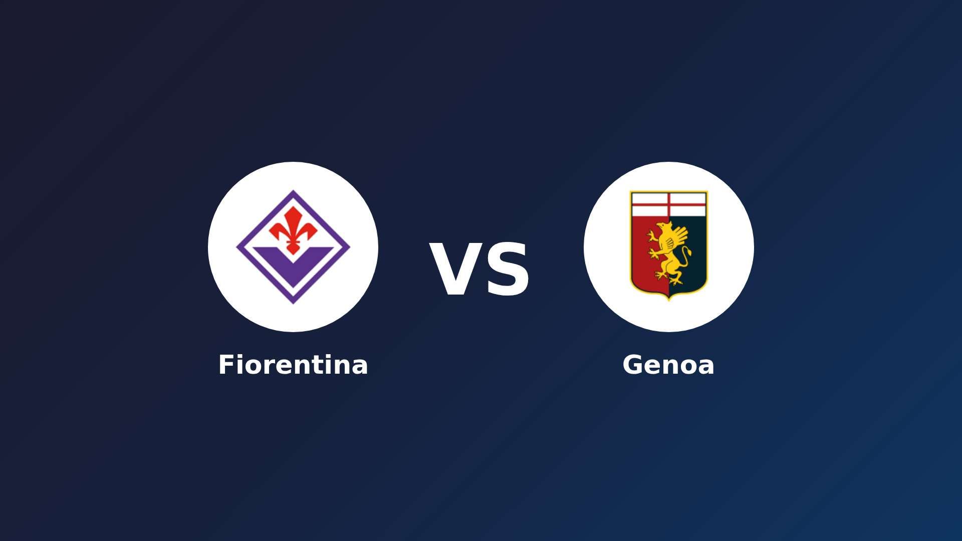 Fiorentina vs Genoa