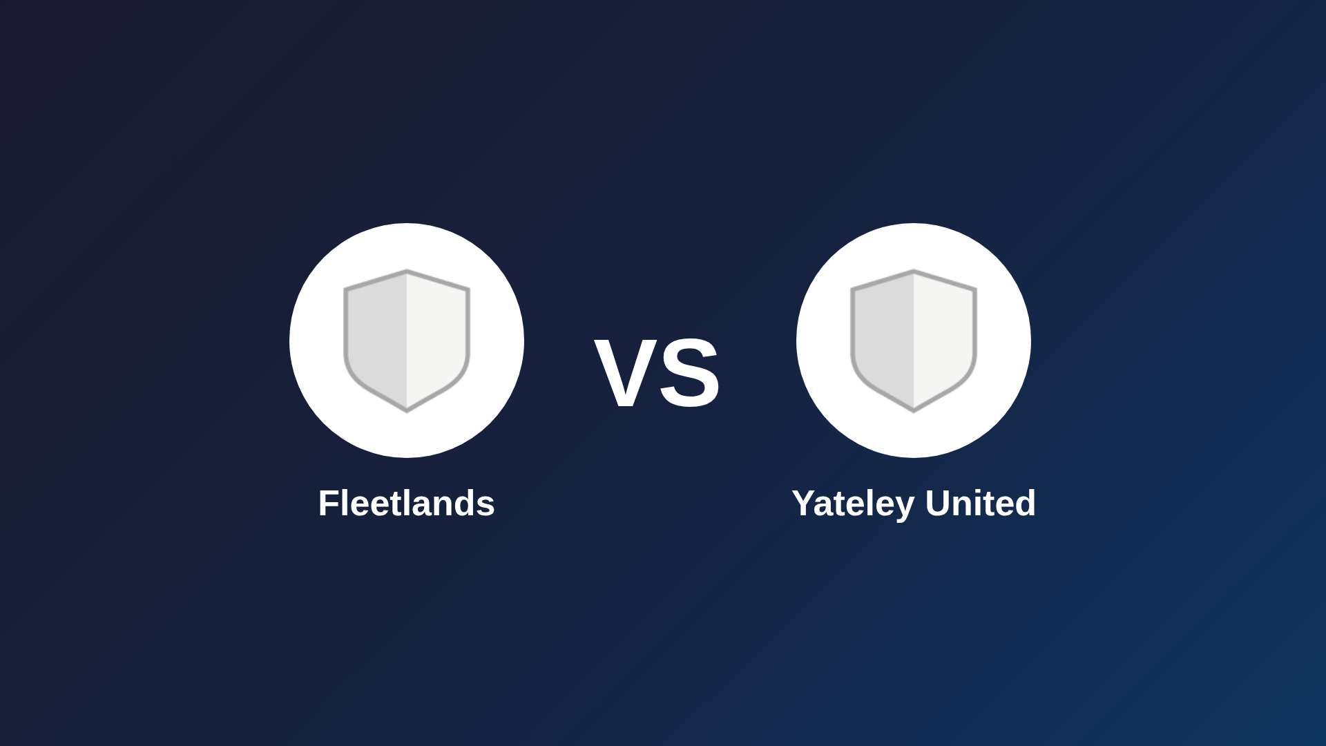 Fleetlands vs Yateley United