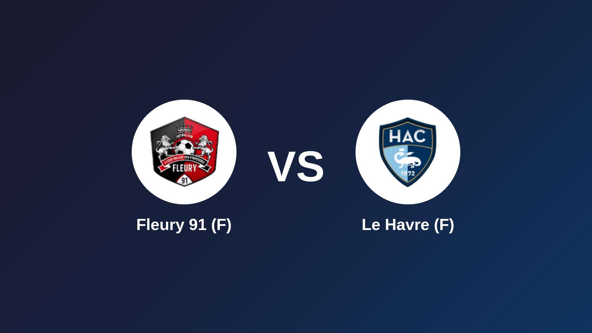 Fleury 91 (F) vs Le Havre (F)