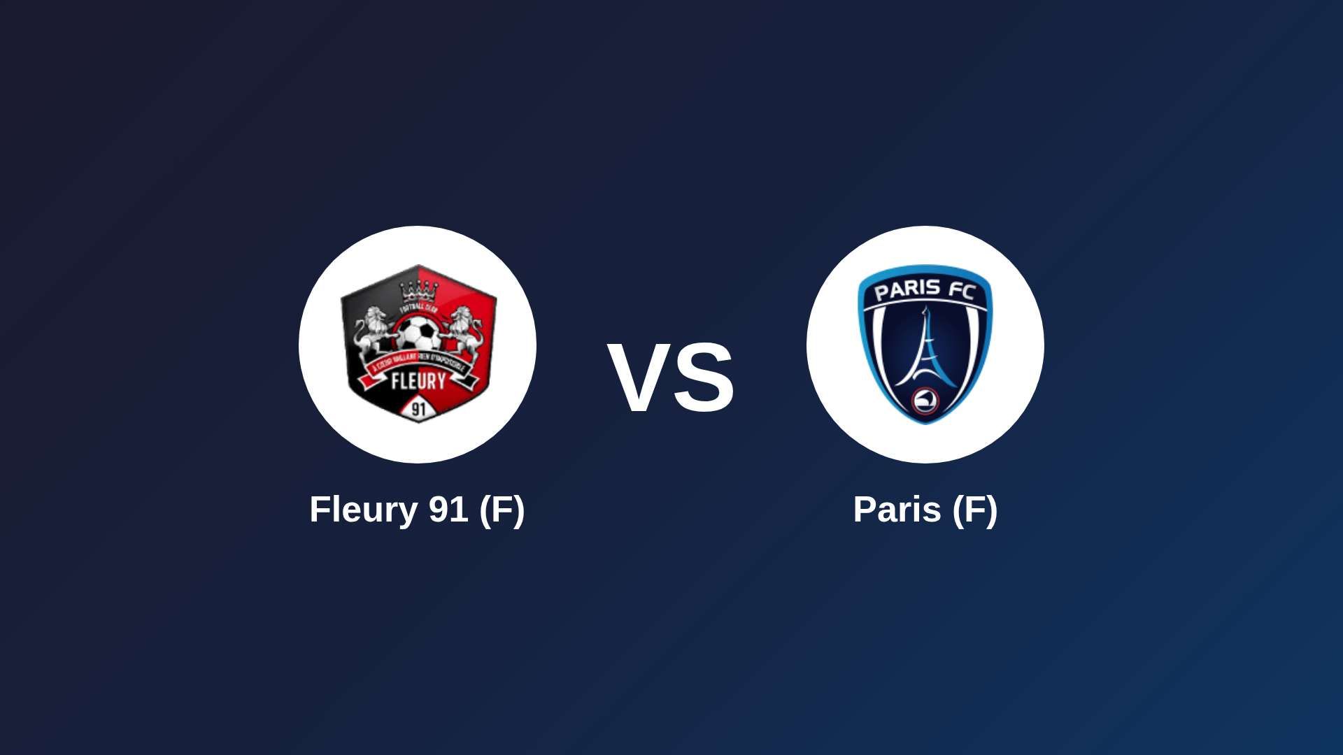 Fleury 91 (F) vs Paris (F)
