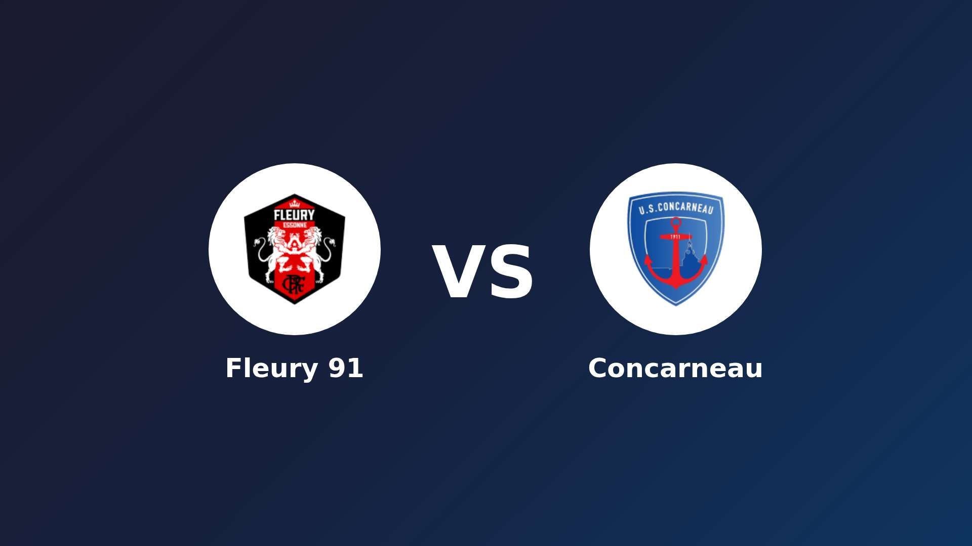 Fleury 91 vs Concarneau
