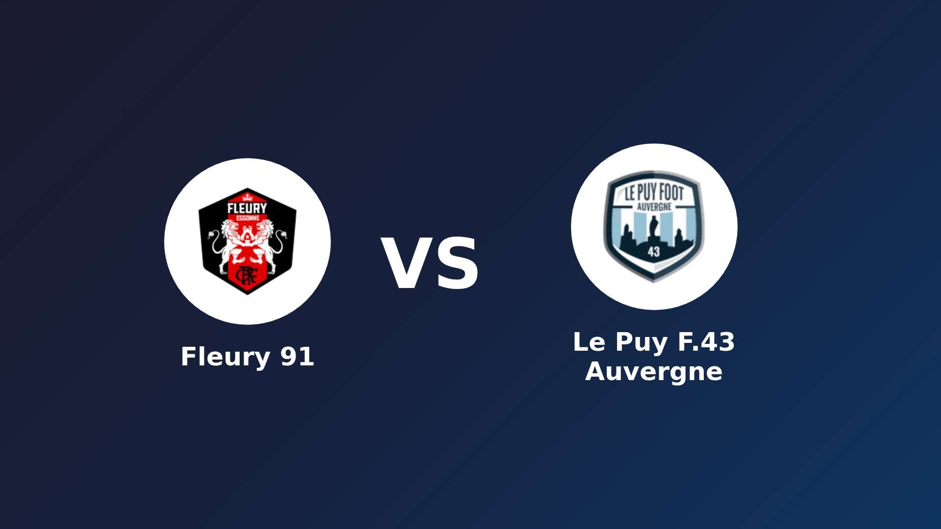 Fleury 91 vs Le Puy-en-Velay