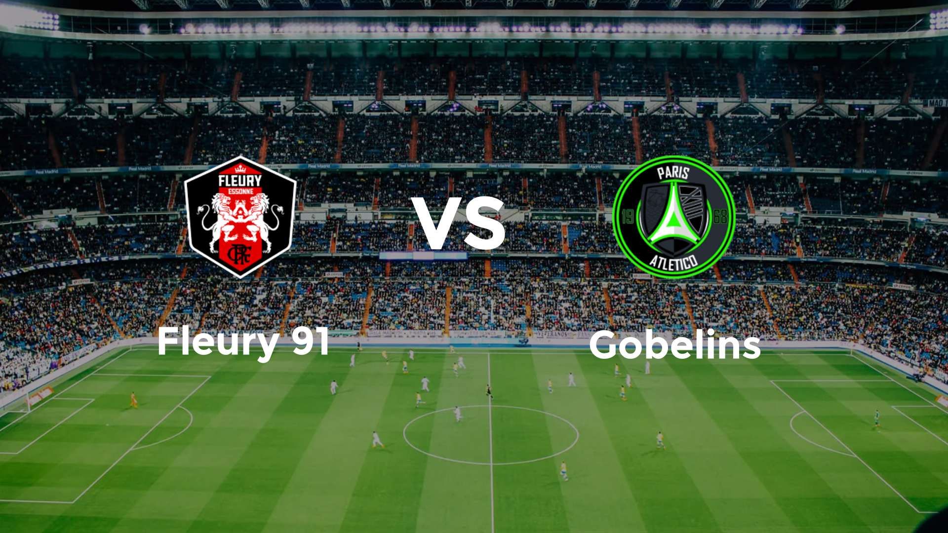 Fleury 91 vs Paris 13 Atletico