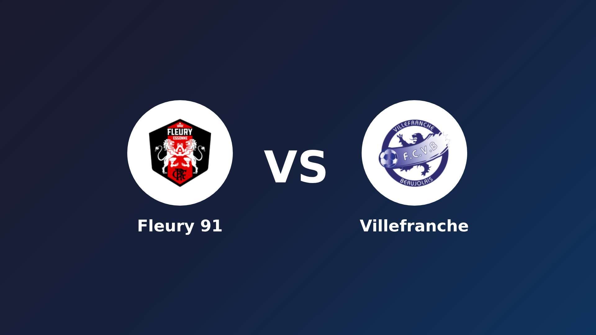Fleury 91 vs Villefranche