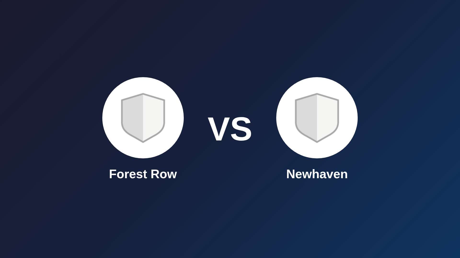 Forest Row vs Newhaven