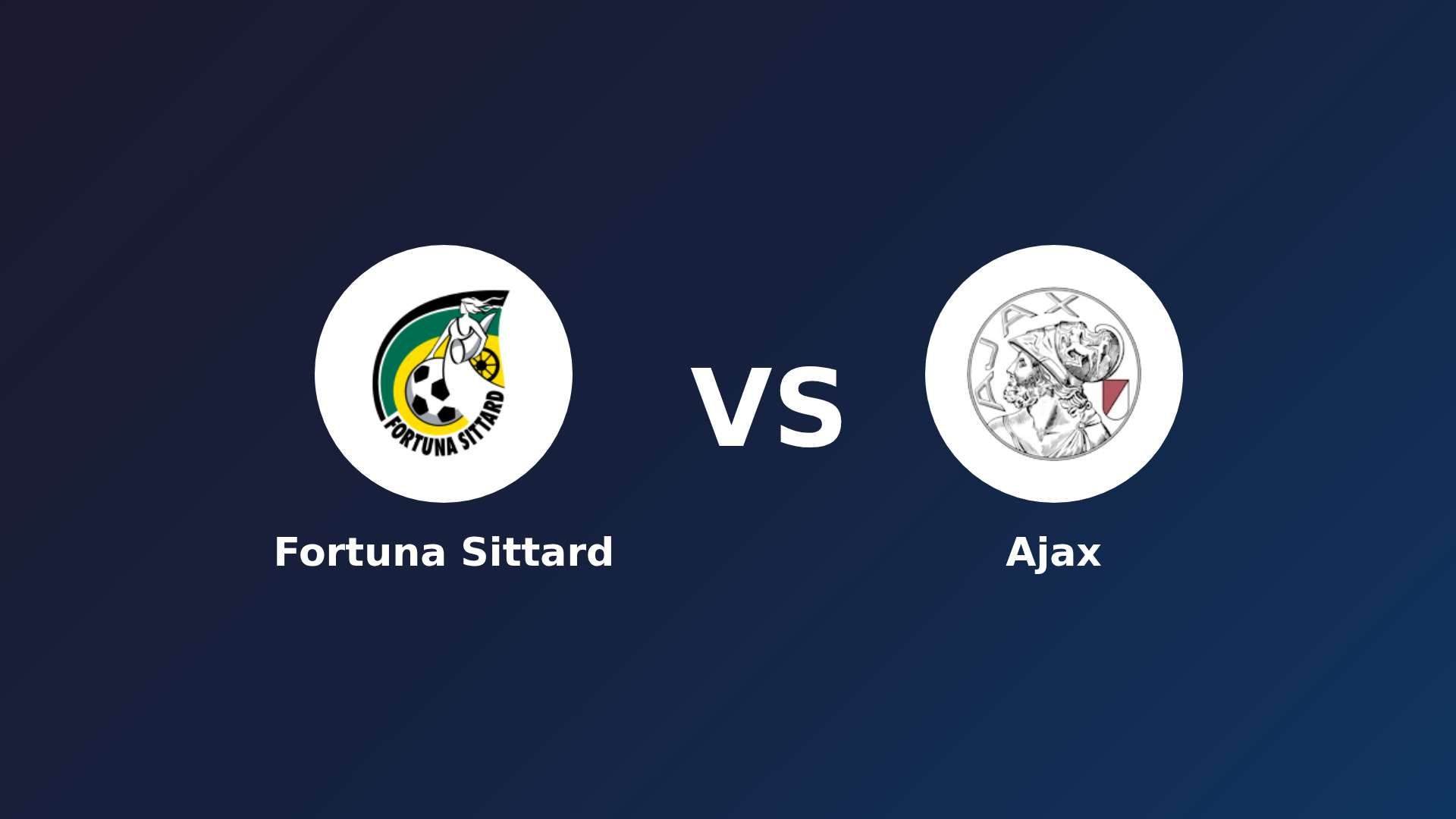 Fortuna Sittard vs Ajax