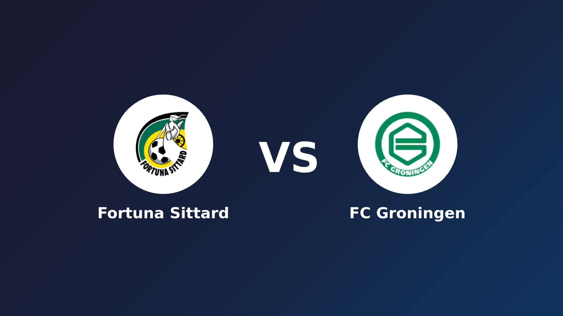 Fortuna Sittard vs FC Groningen