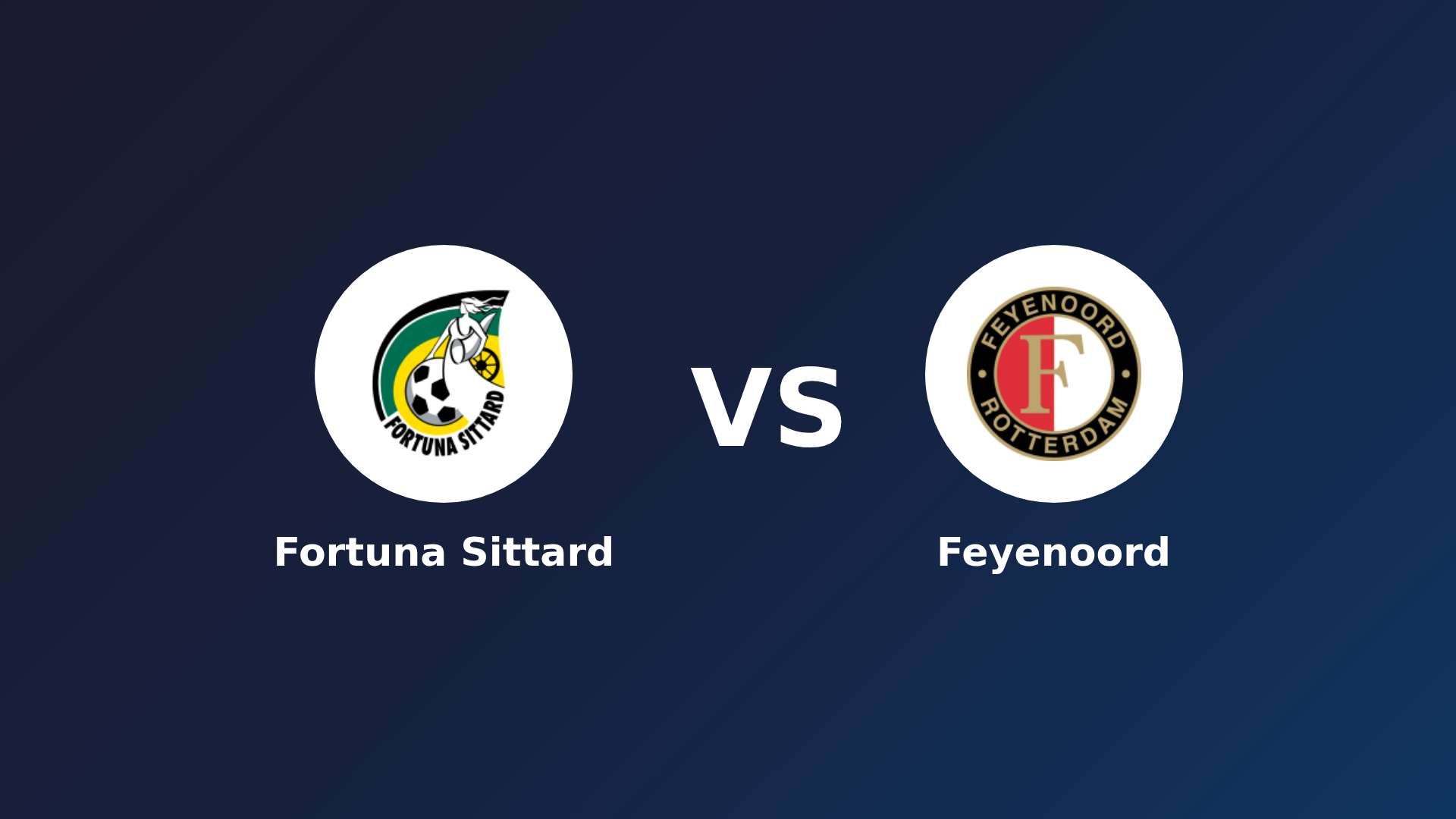 Fortuna Sittard vs Feyenoord