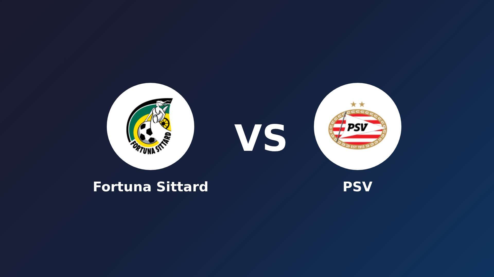 Fortuna Sittard vs PSV