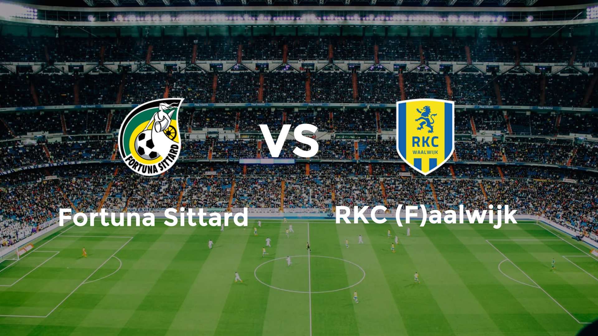 Fortuna Sittard vs RKC (F)aalwijk