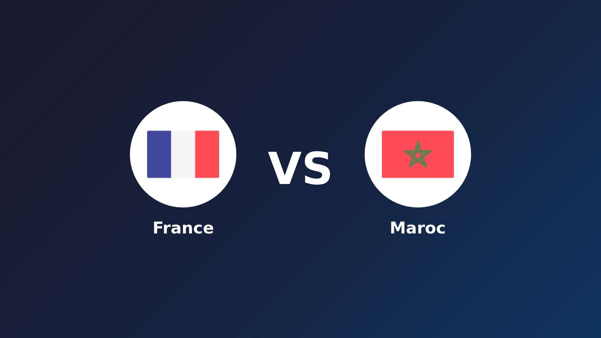 France - Maroc