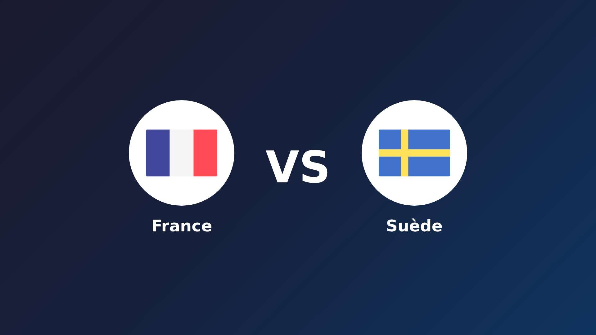 France - Suède