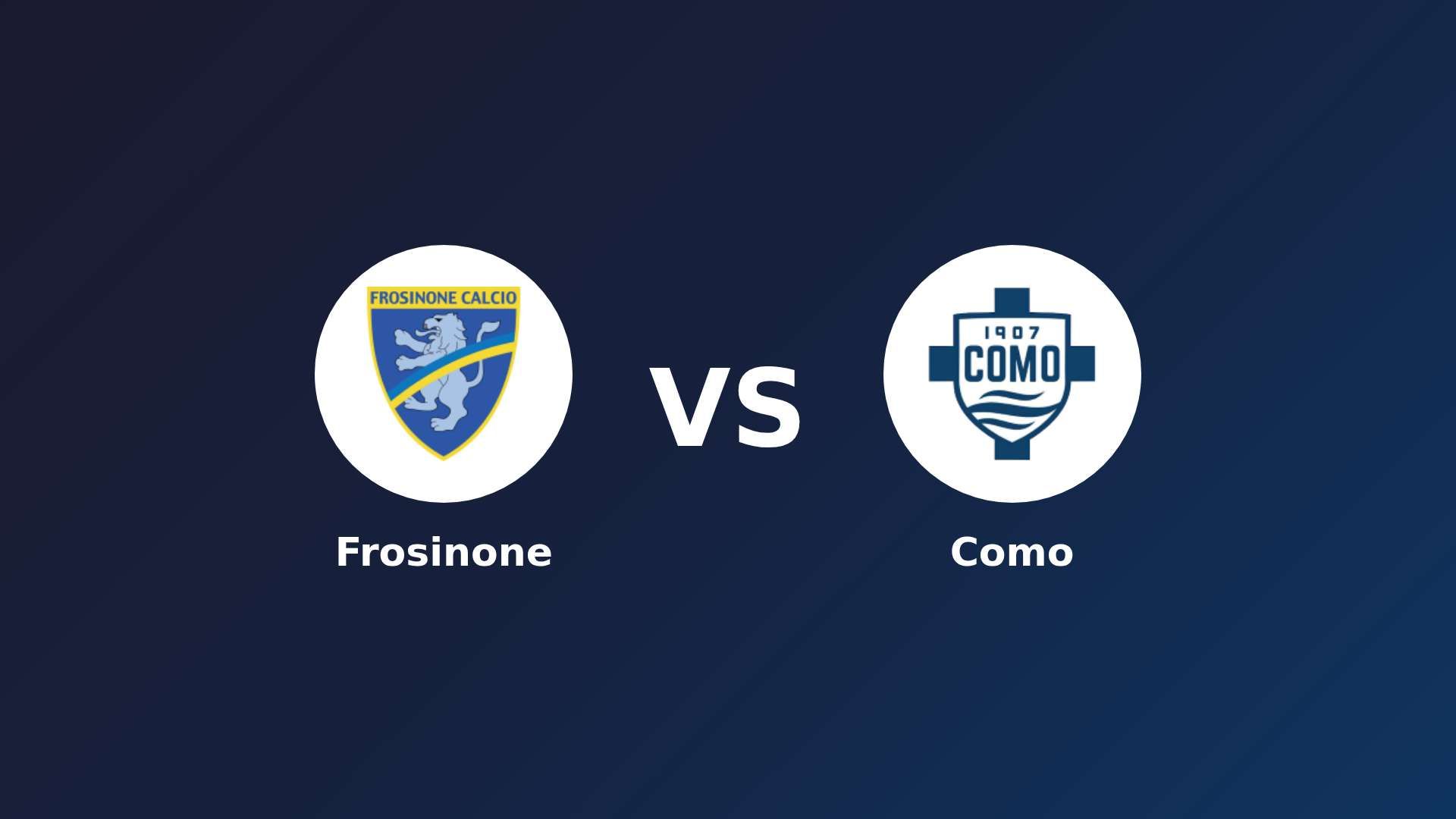 Frosinone vs Como