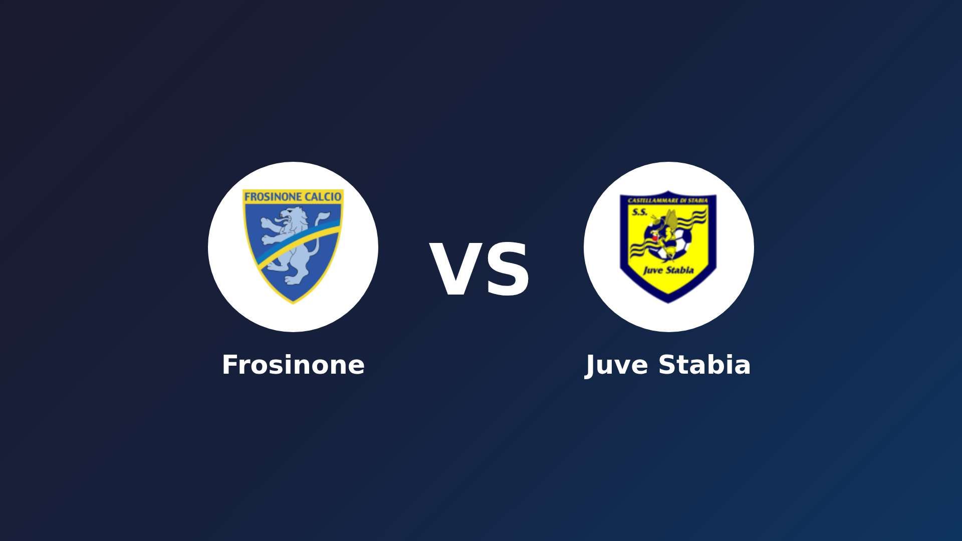Frosinone vs Juve Stabia