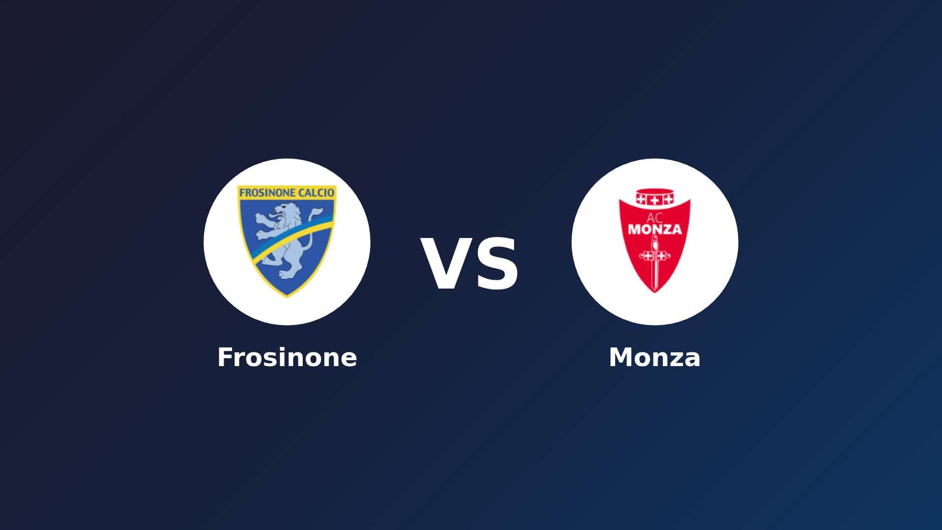 Frosinone vs Monza