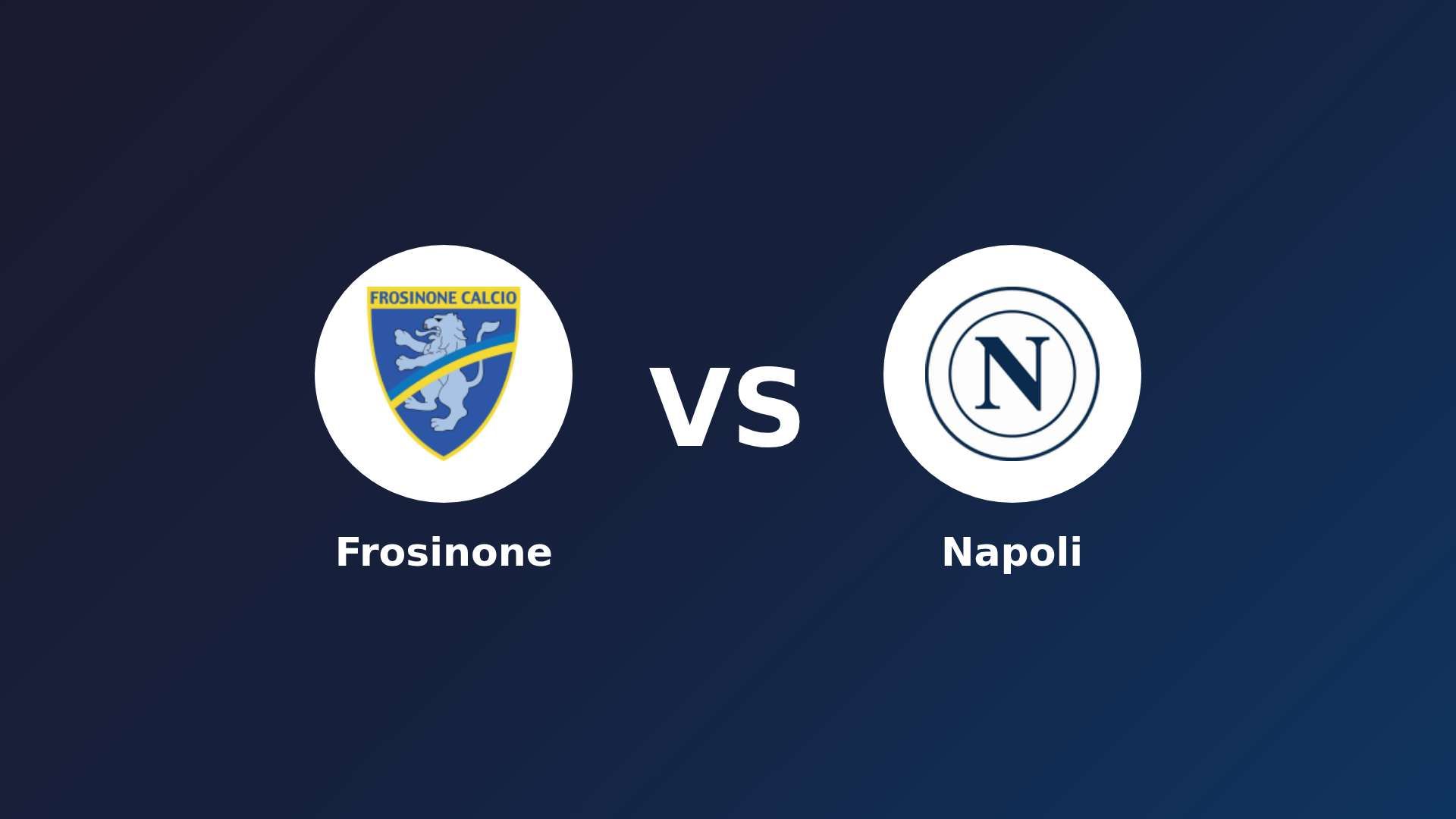 Frosinone vs Napoli