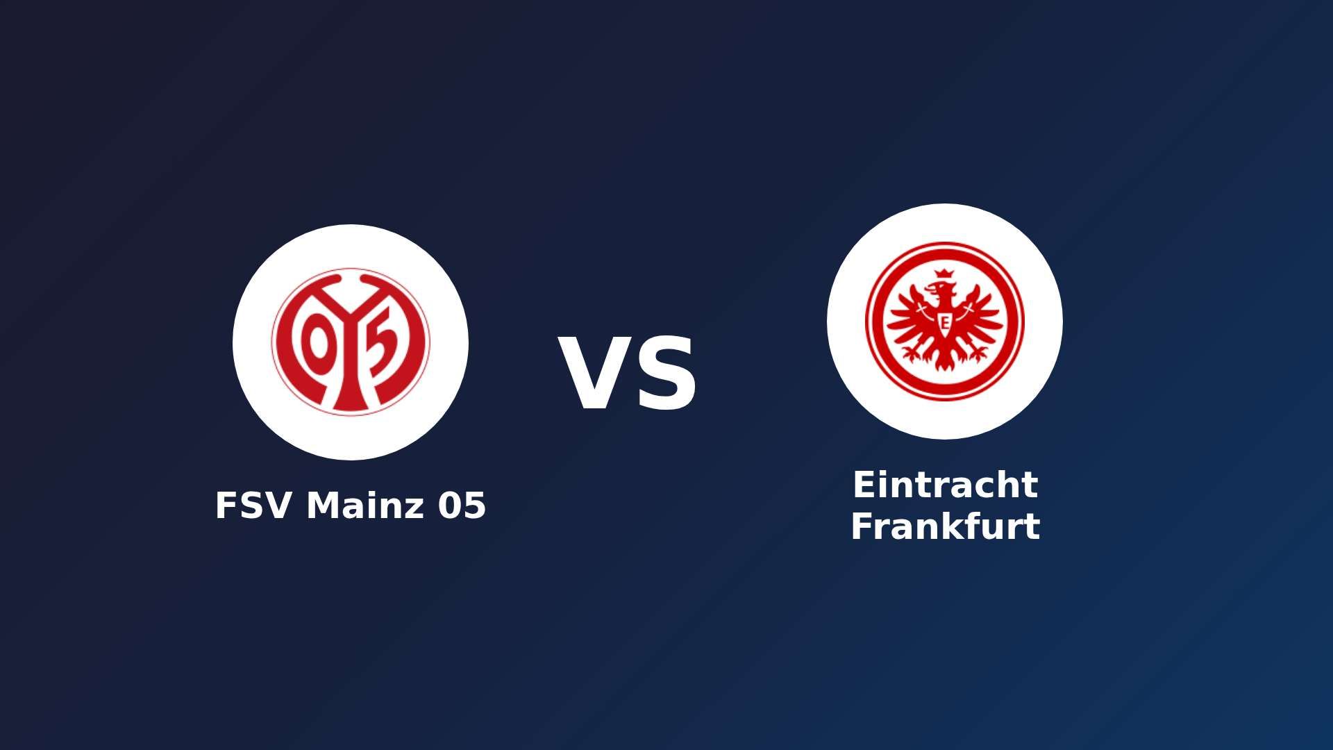 FSV Mainz 05 vs Eintracht Frankfurt