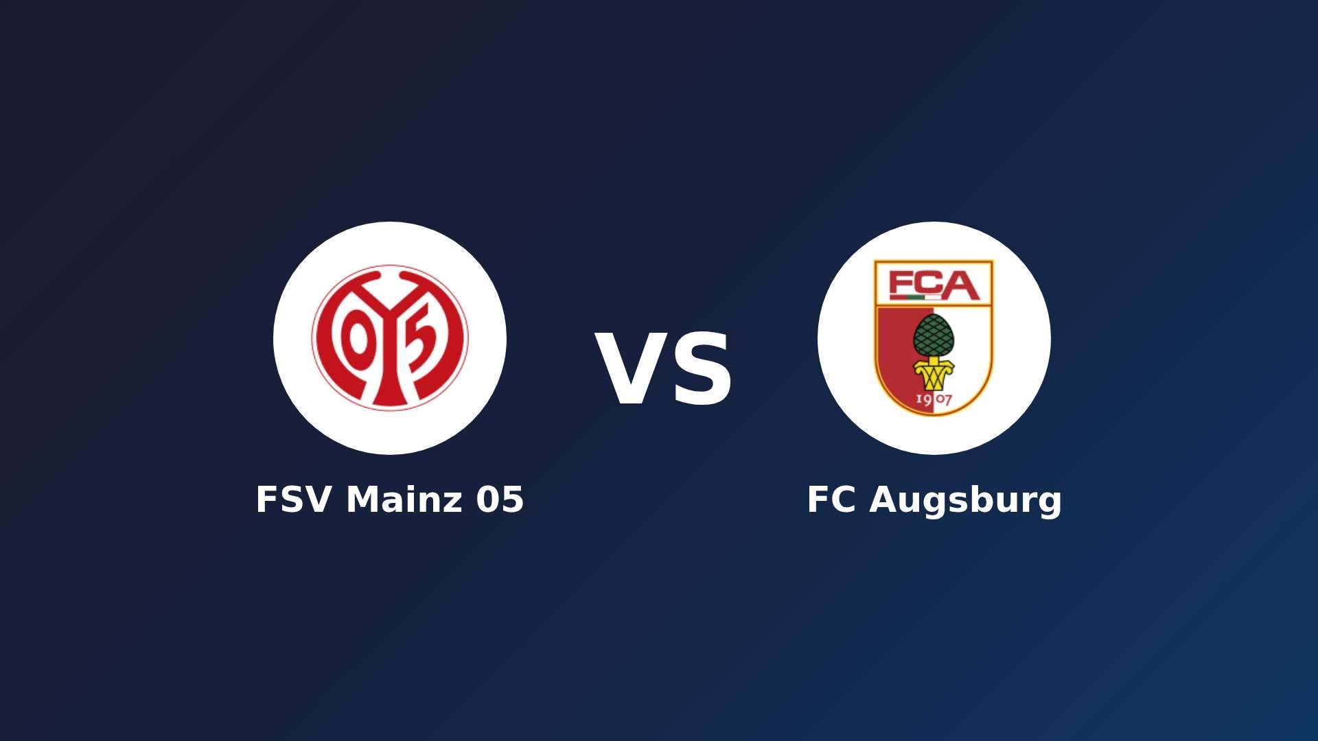 FSV Mainz 05 vs FC Augsburg