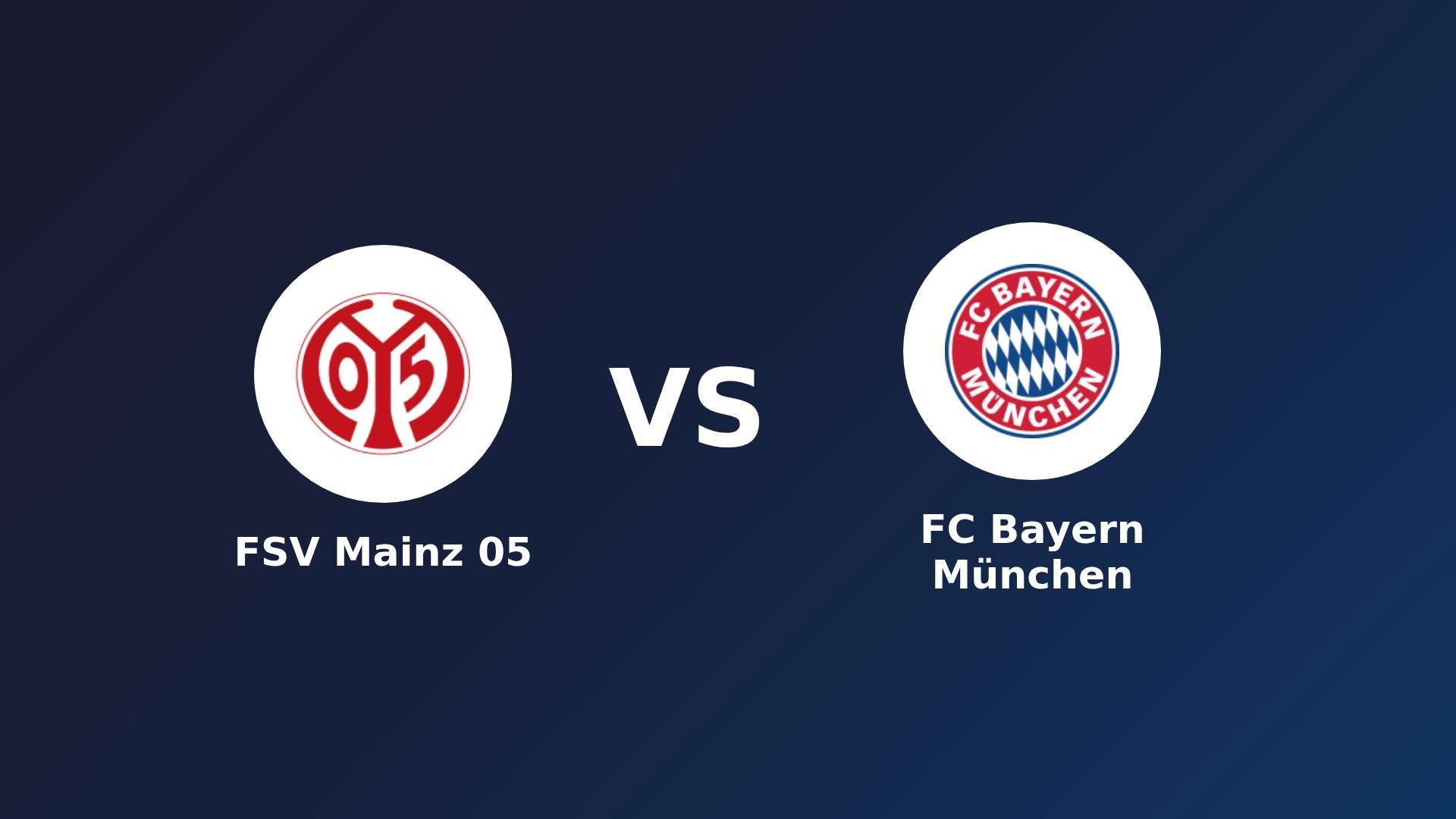 FSV Mainz 05 vs FC Bayern München