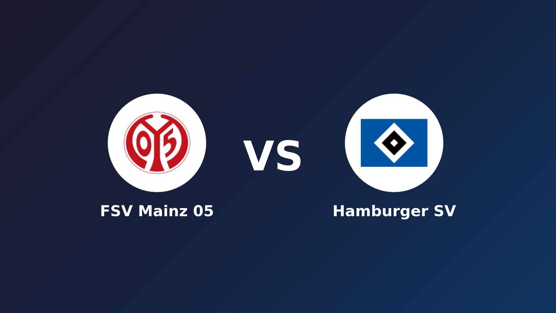 FSV Mainz 05 vs Hamburger SV