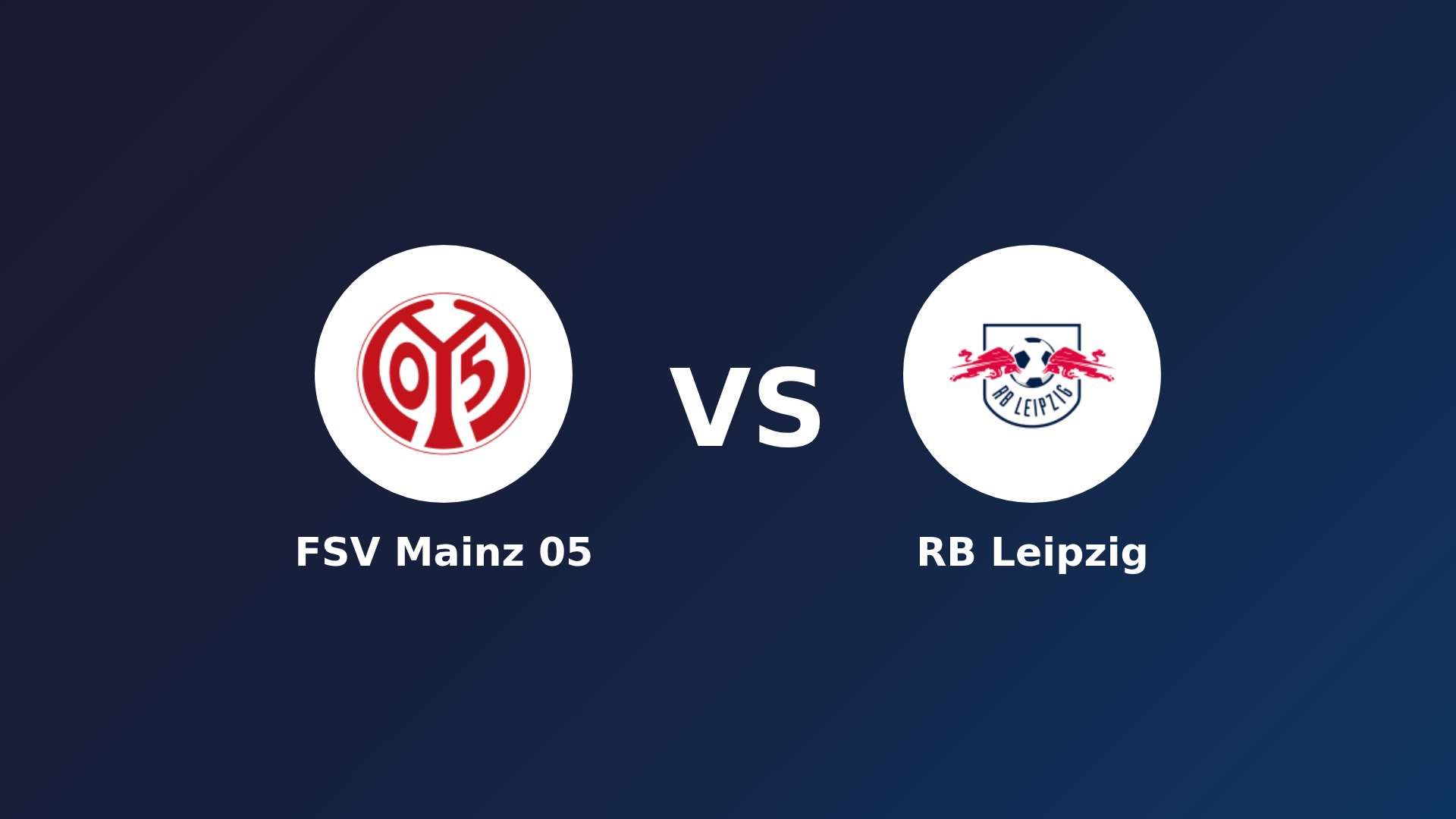 FSV Mainz 05 vs RB Leipzig