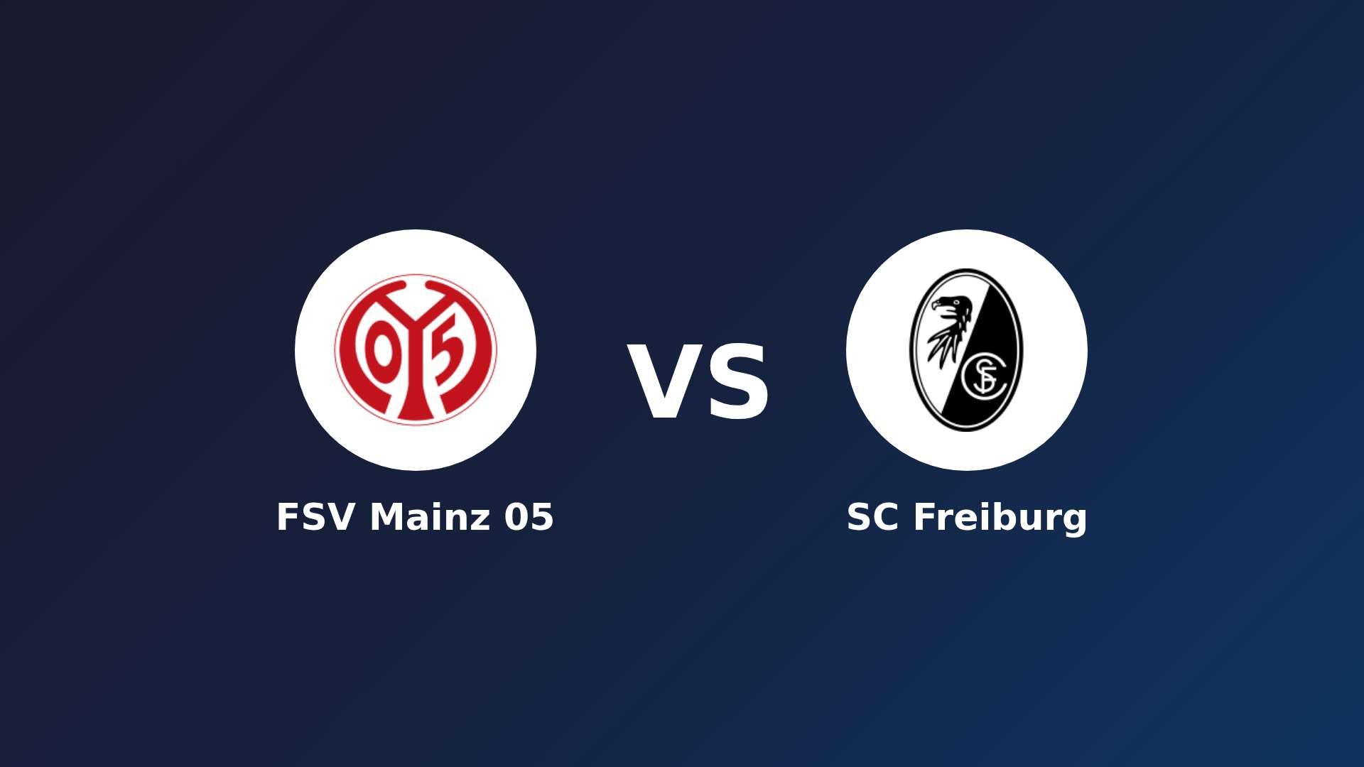 FSV Mainz 05 vs SC Freiburg