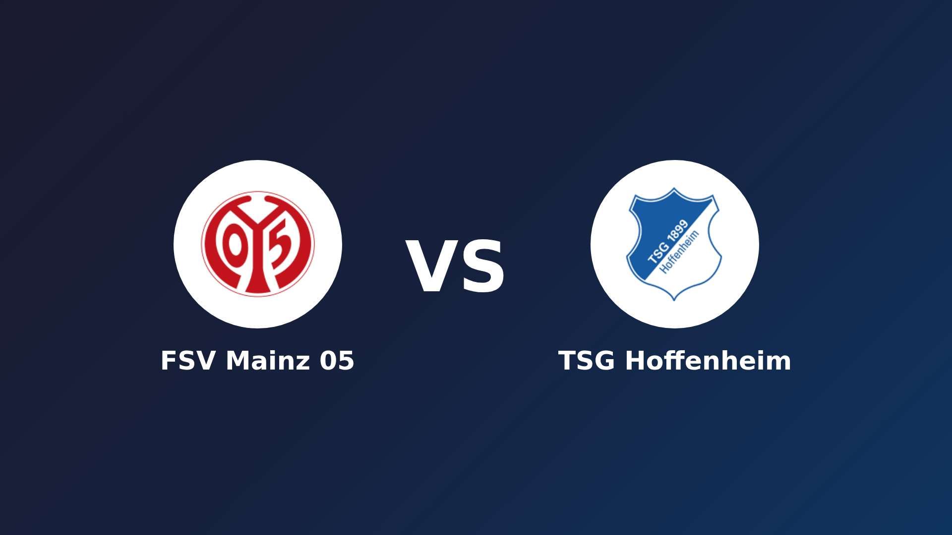 FSV Mainz 05 vs TSG Hoffenheim