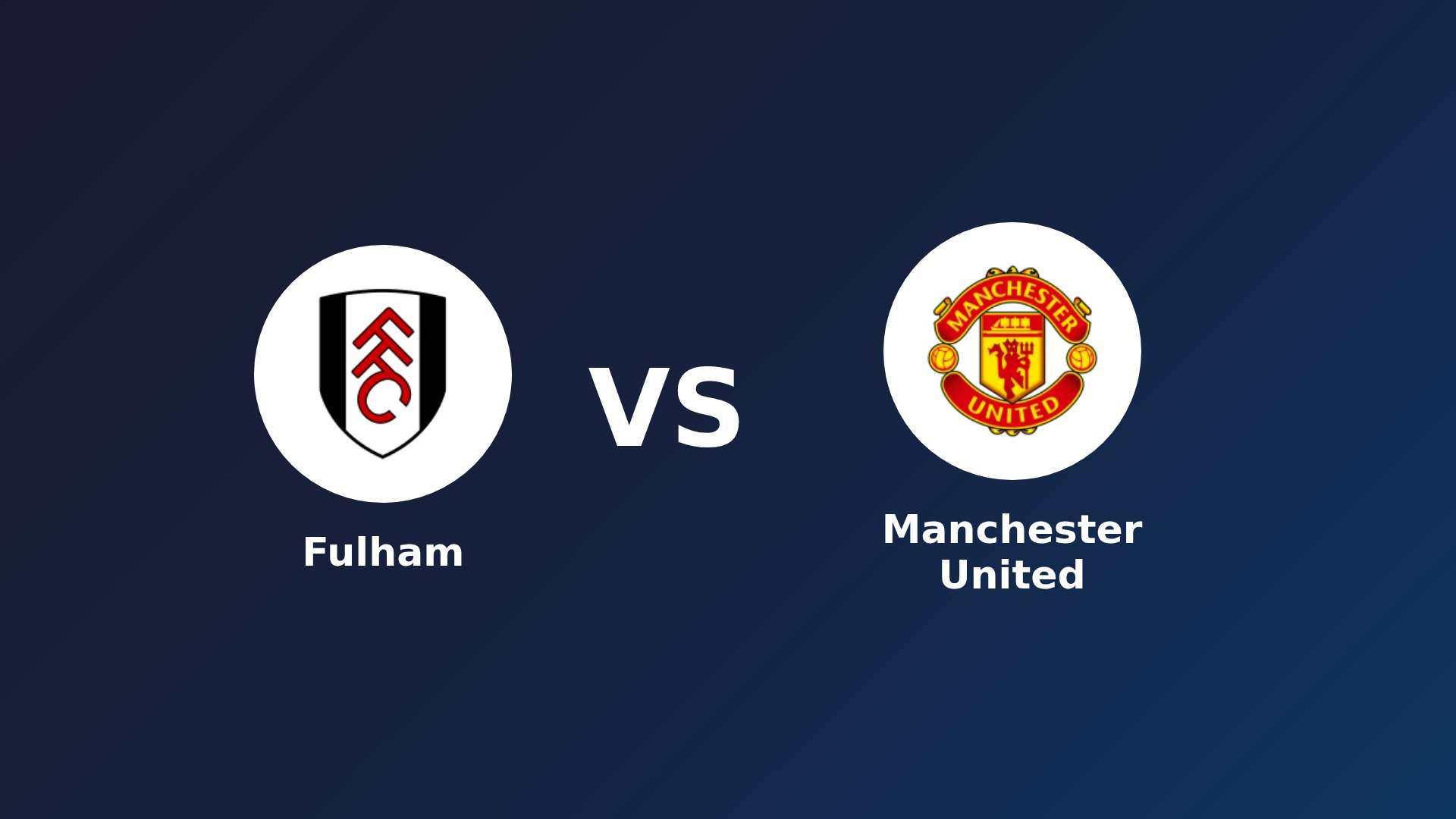 Fulham vs Manchester United