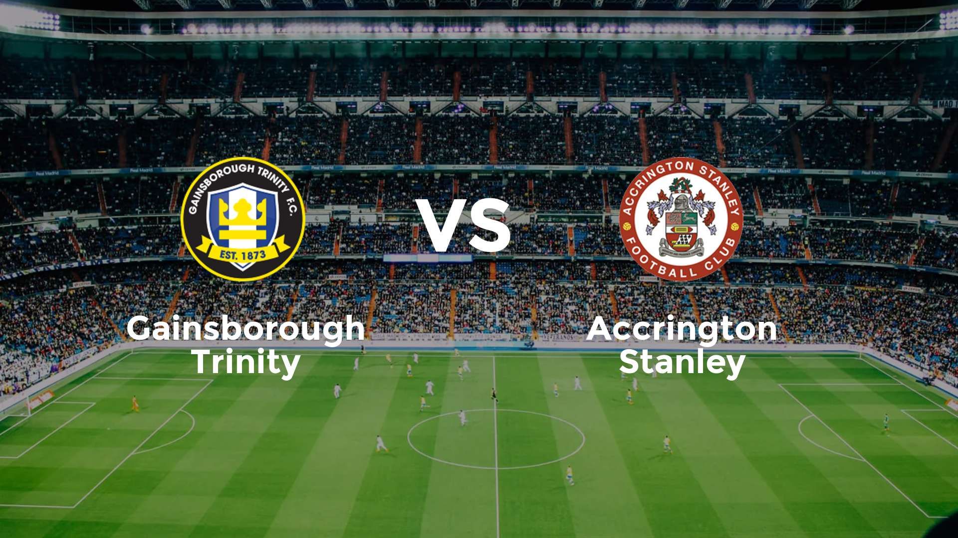 Gainsborough Trinity vs Accrington Stanley
