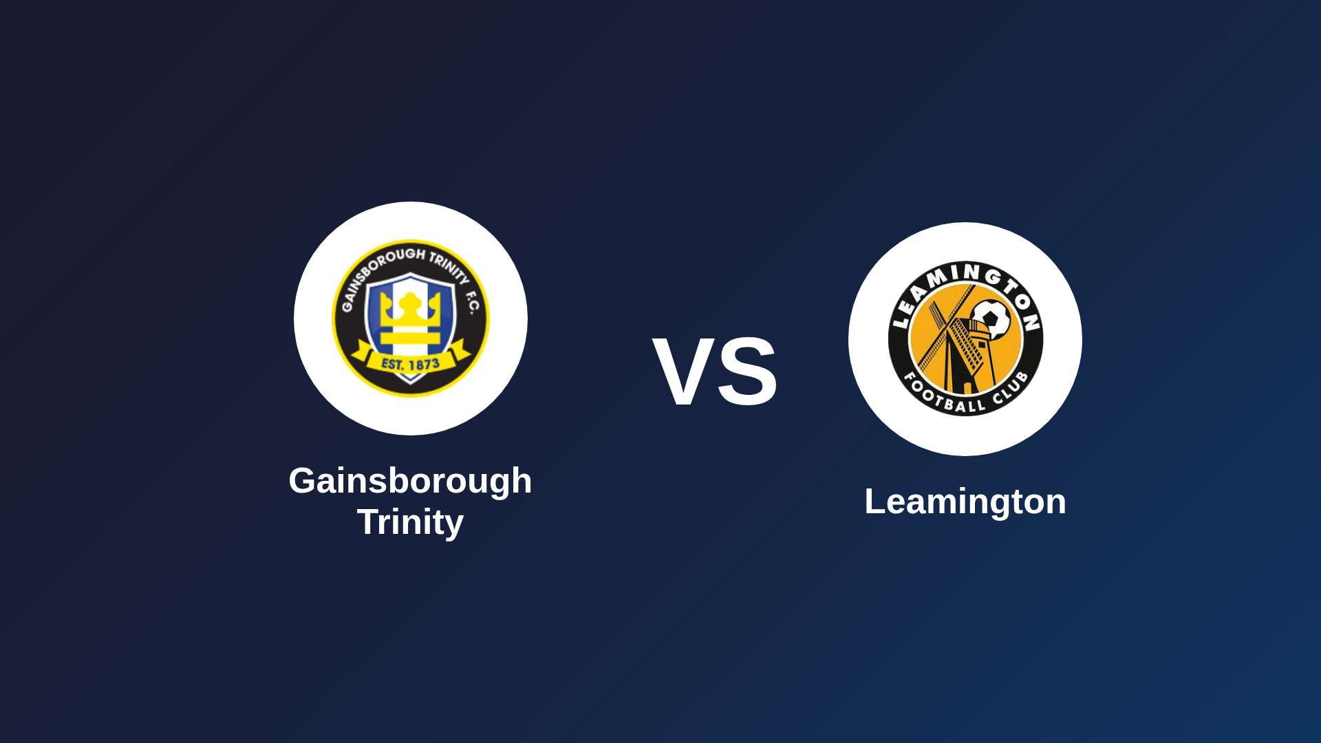 Gainsborough Trinity vs Leamington